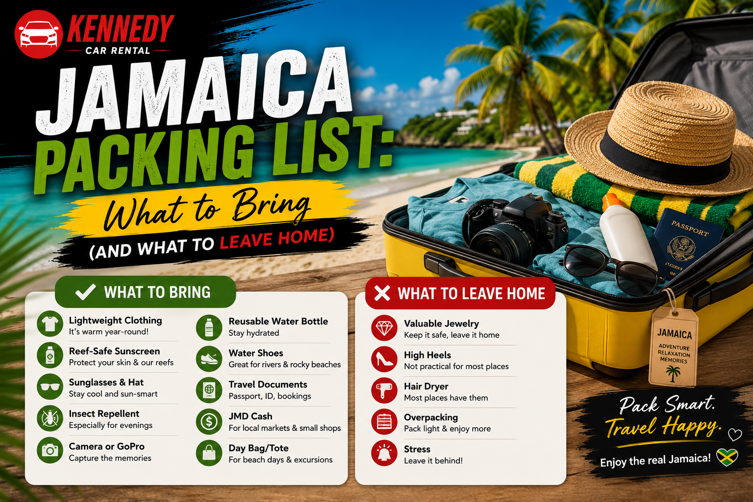Jamaica Packing List: What to Bring (And What to Leave Home)